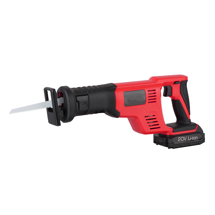 Cordless Reciprocating Saw With 2 Batteries - Variable Speed Tool For Cutting Wood, Metal & PVC Materials
