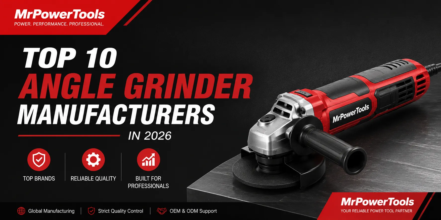 Top 10 Angle Grinder Manufacturers in 2026