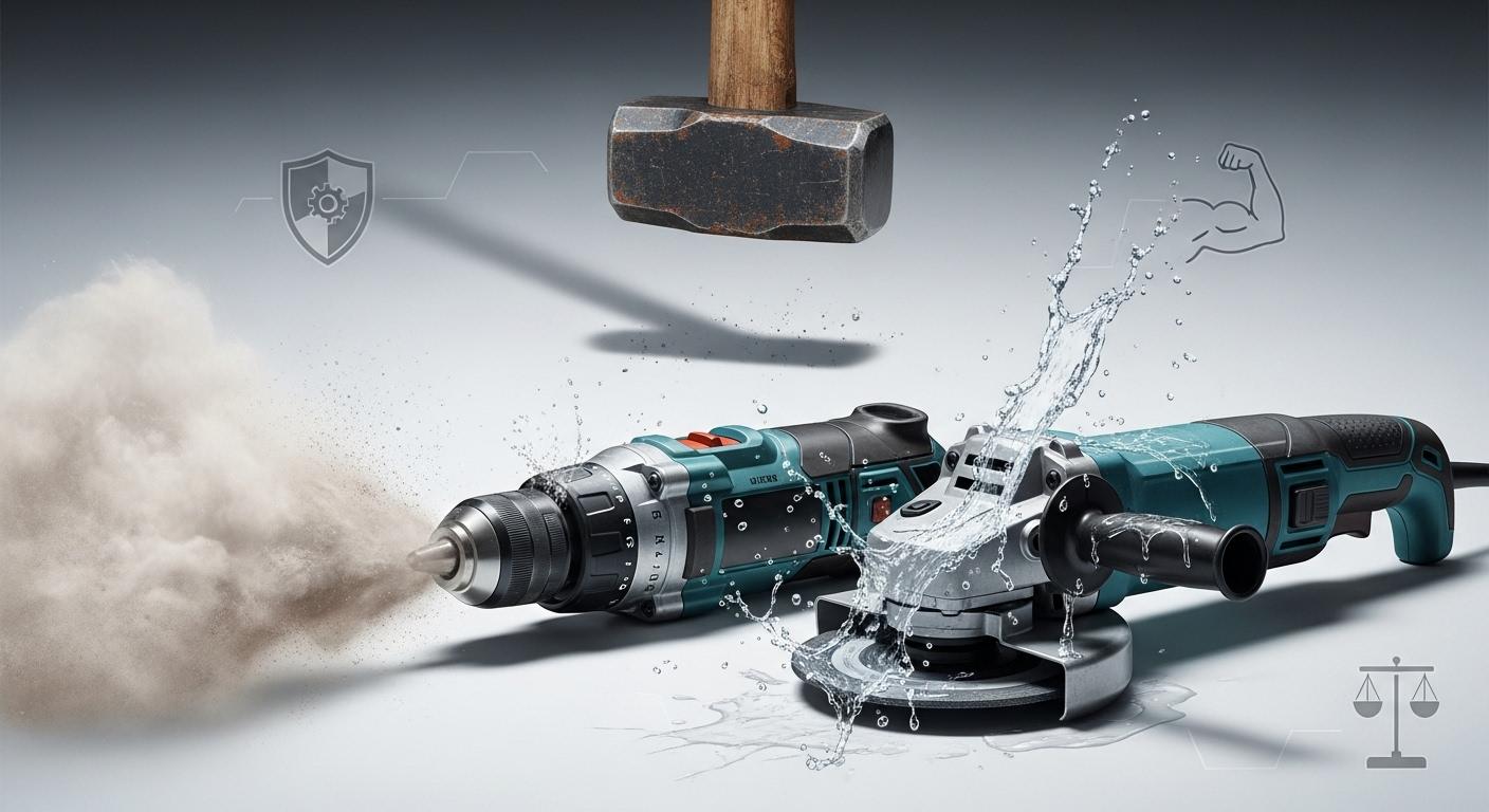 Power Tool Reliability Testing: Endurance, Dust, Moisture and Impact Resistance